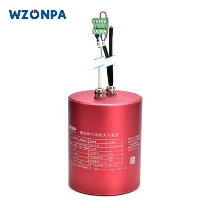 Compact Aerosol Fire Suppression Unit